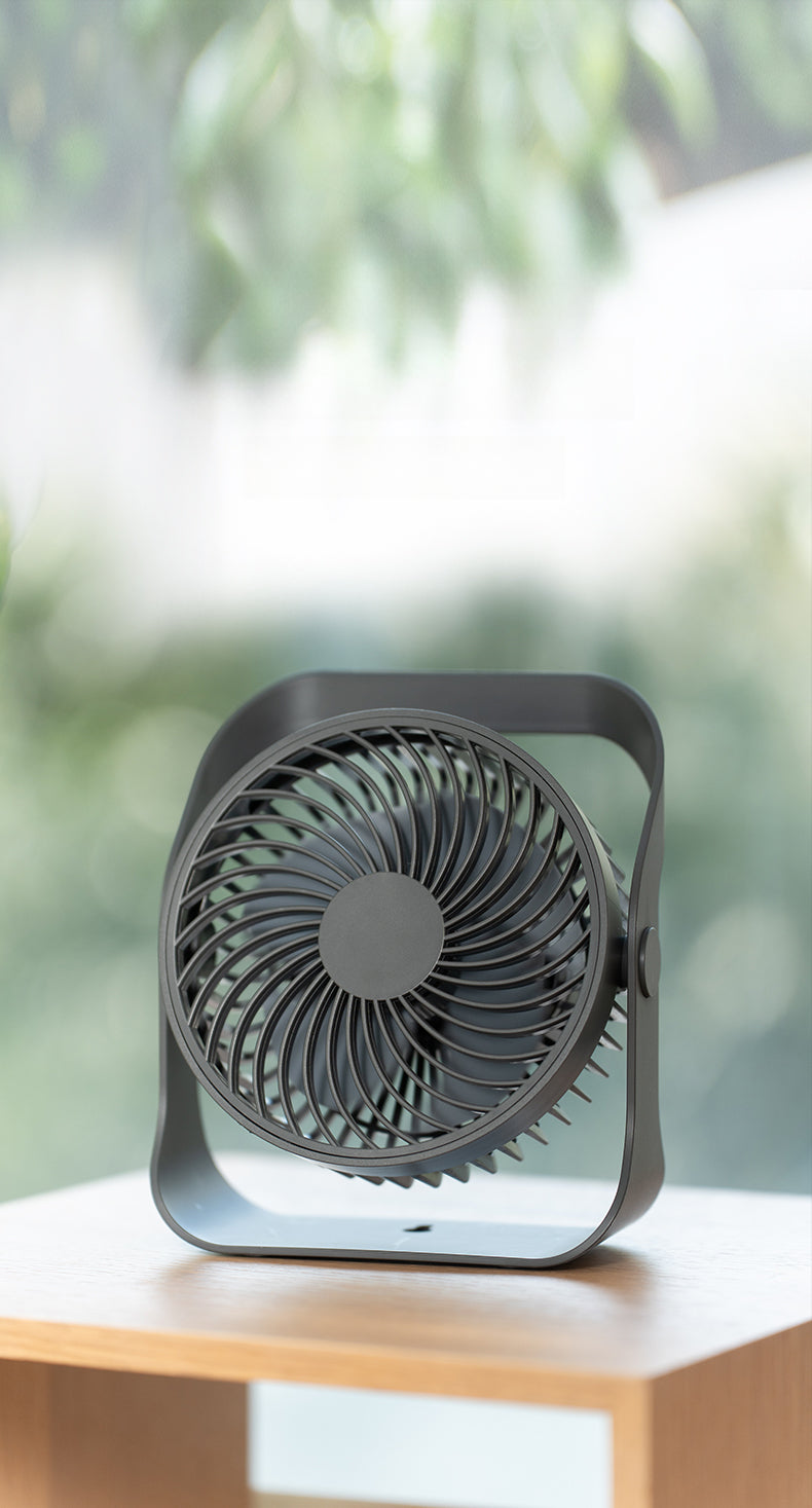Portable Desktop Fan Rechargeable Wireless Silent Wall-Mountable
