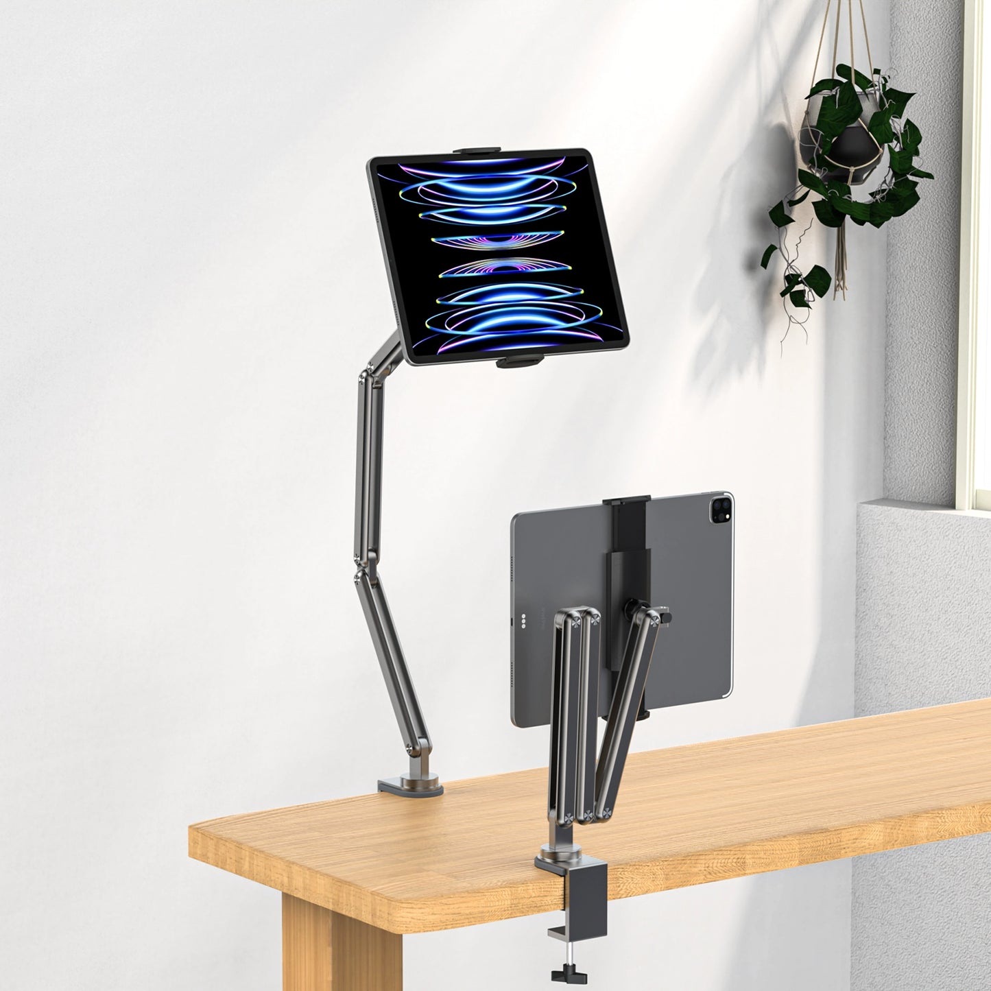 Aluminum Alloy Cantilever Foldable iPad Stand