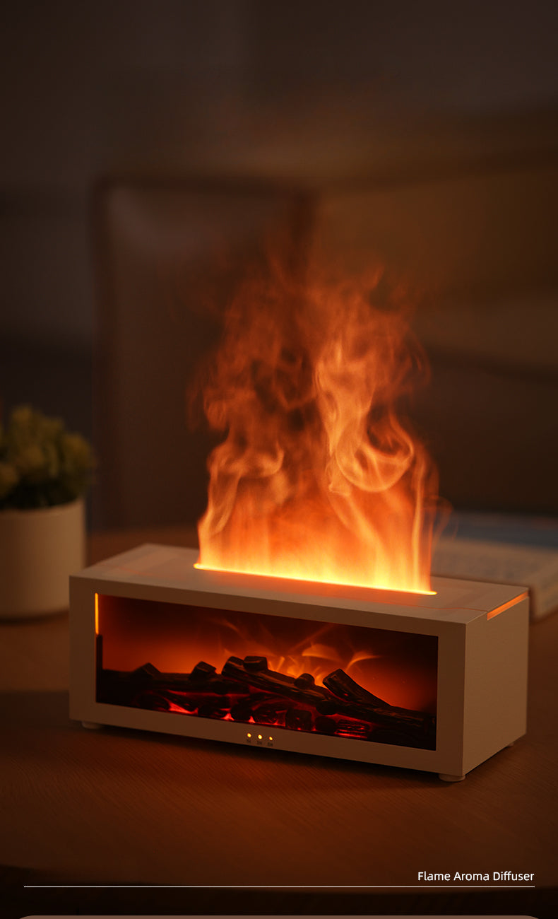 Fireplace-style Aromatherapy Humidifier