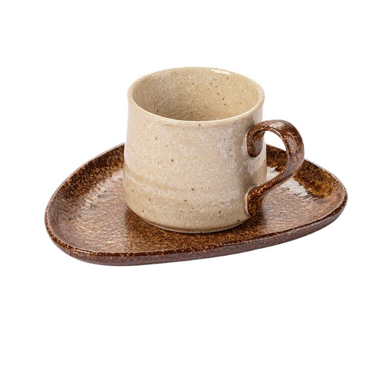 Hand-Made Japanese Crude Pottery Coffee Set