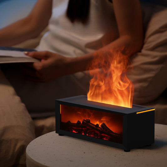 Fireplace-style Aromatherapy Humidifier