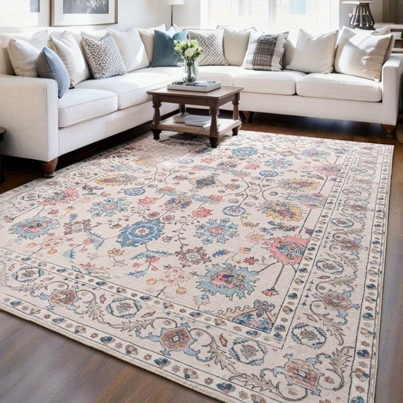 Vintage Bohemian Washable Imitation Cashmere Mat