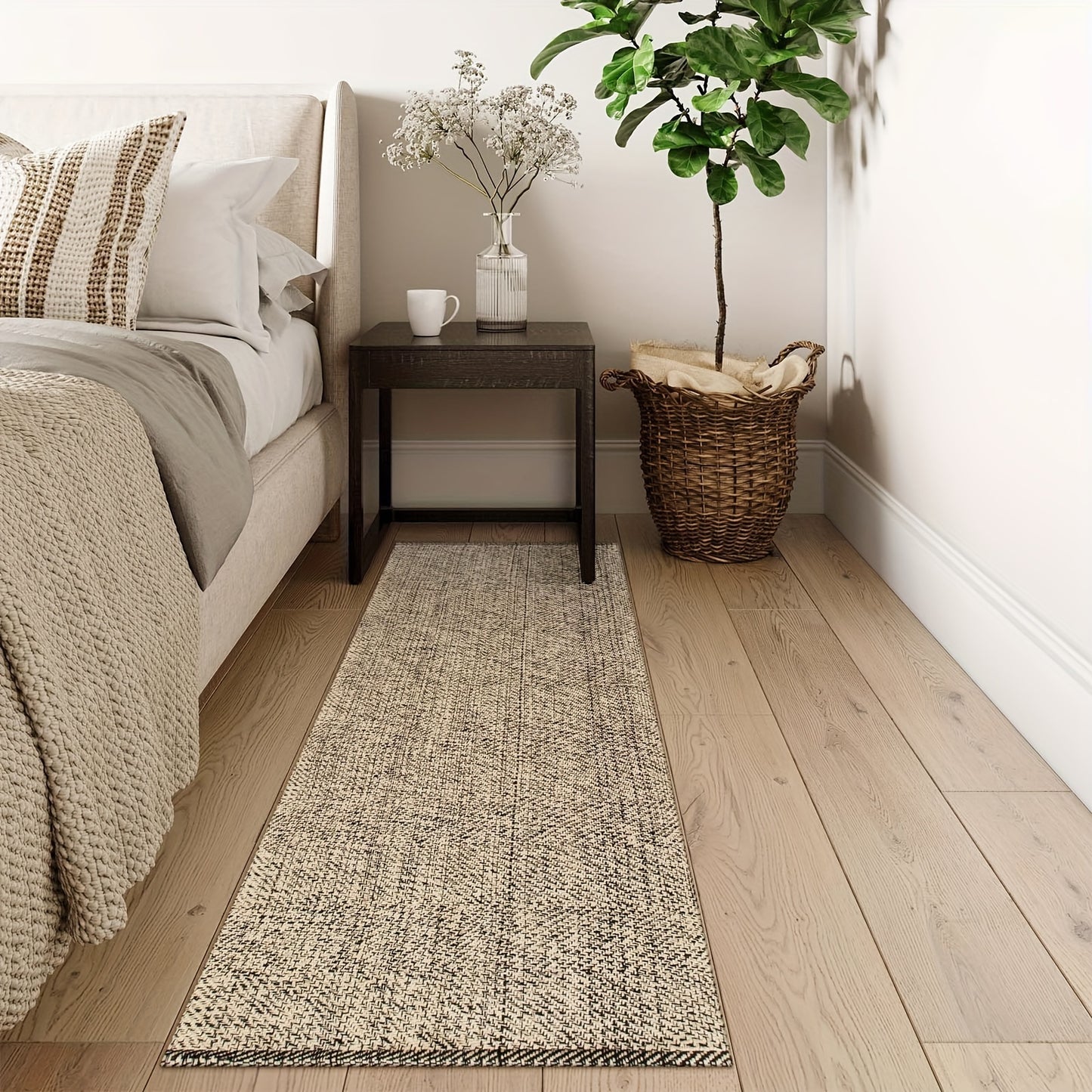 Large Washable Cotton Woven Mat