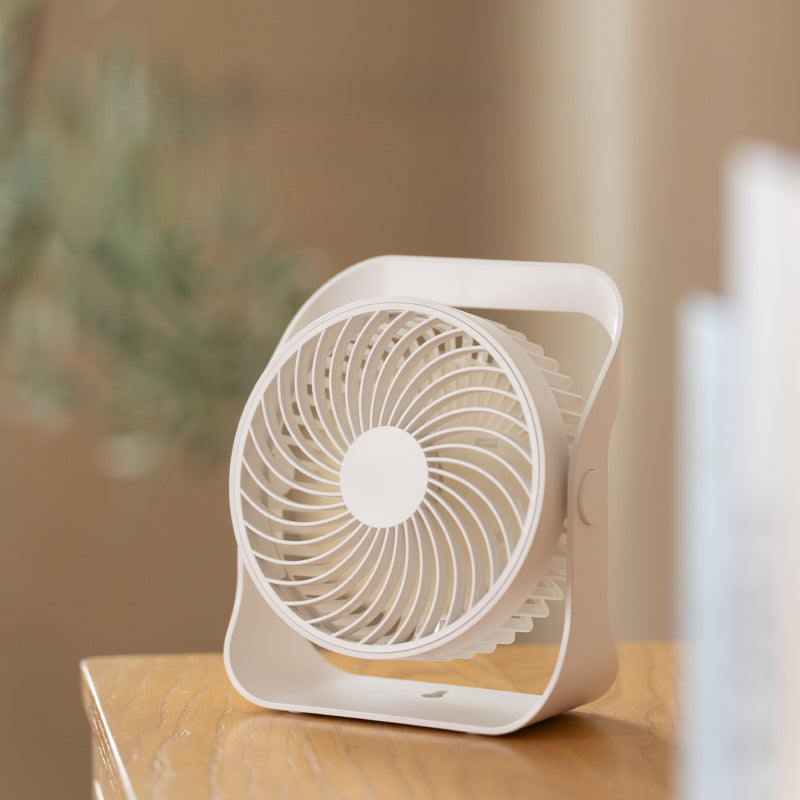 Portable Desktop Fan Rechargeable Wireless Silent Wall-Mountable