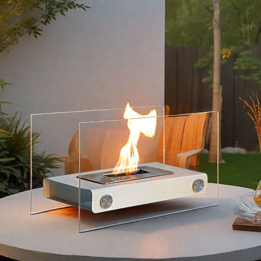 Indoor Alcohol Decorative Portable Real Flame Fireplace