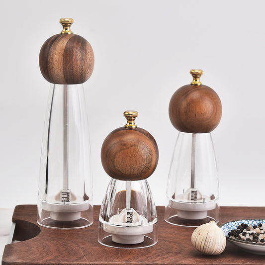 Handheld Wood Spice Grinder