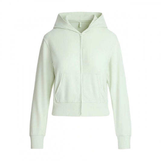 Cotton Jersy Zip Up Hoodie