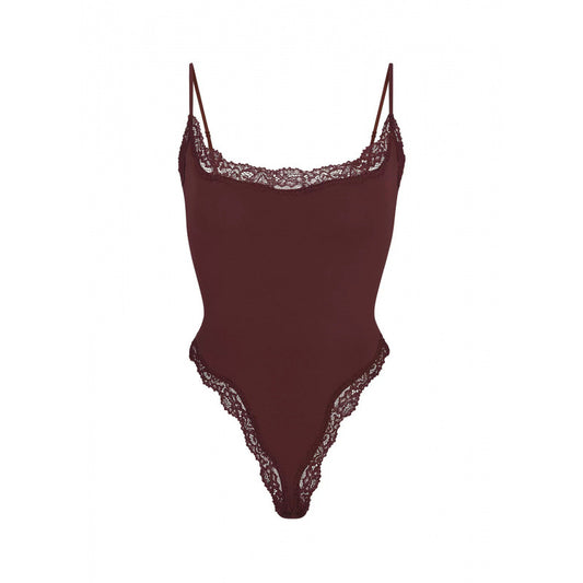 Lace-Trim Cami Bodysuit