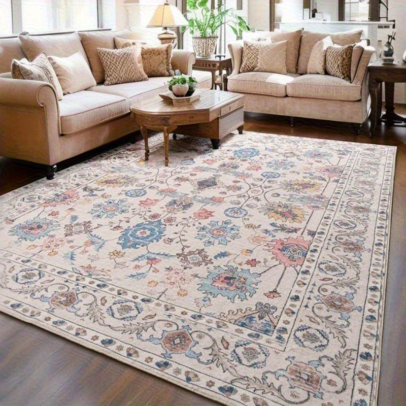 Vintage Bohemian Washable Imitation Cashmere Mat
