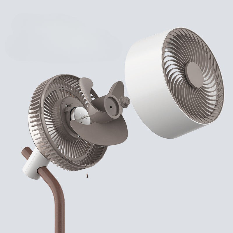 2-in-1 Air Circulator Fan with LED Desk Lamp